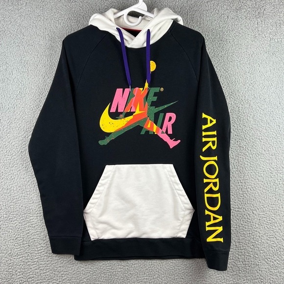 Jordan Other - Nike Air Jordan Hoodie Adult Medium Jumpman Spellout Pullover CK2852-011